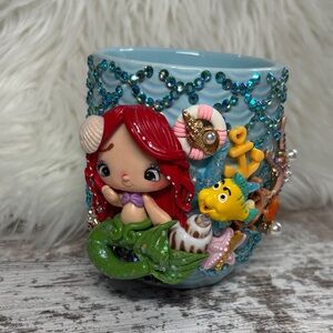 Mermaid-Themed Ceramic Mug